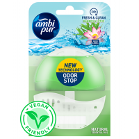 Подвесной блок для туалета Ambi Pur Odor Stop 5в1 Бамбук и лотос, 55 г
